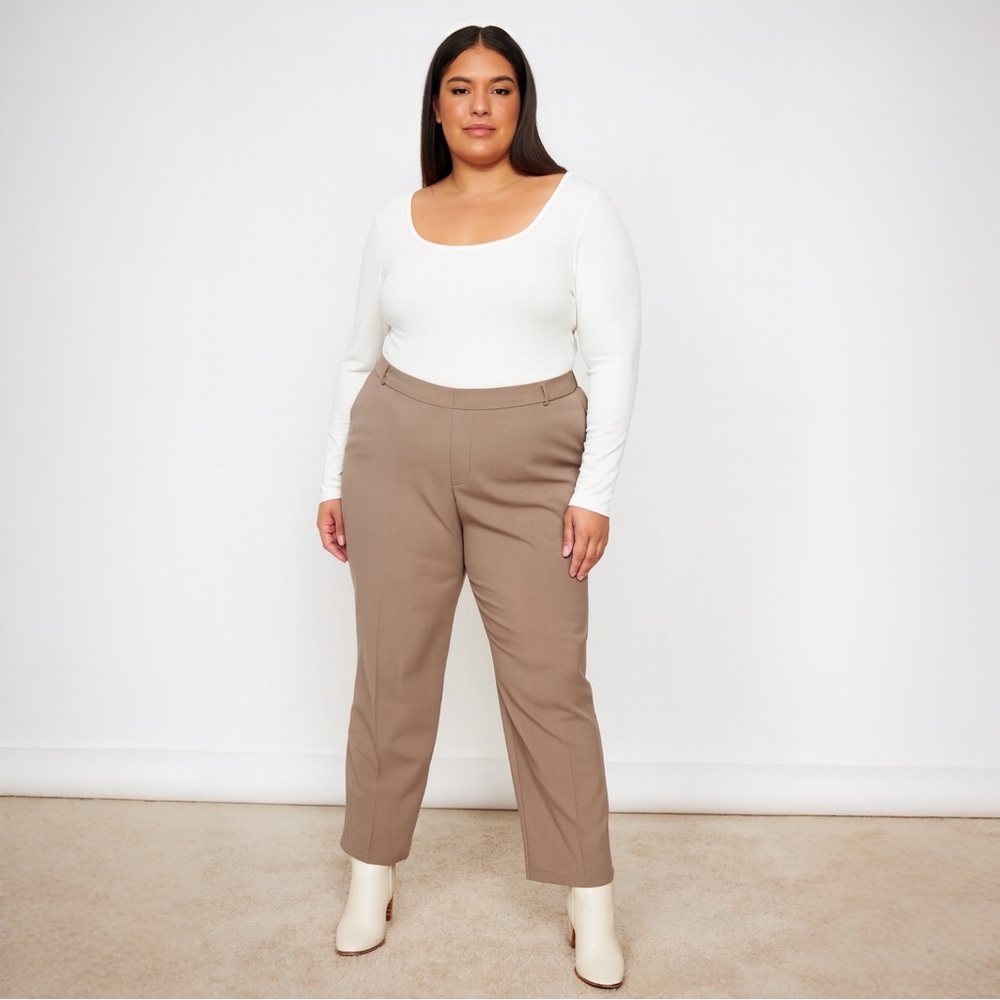 Arizona Bodysuit Ribbed Off-White 2XL | Long Sleeve Snap Closure Top New fall - Picture 2 of 9